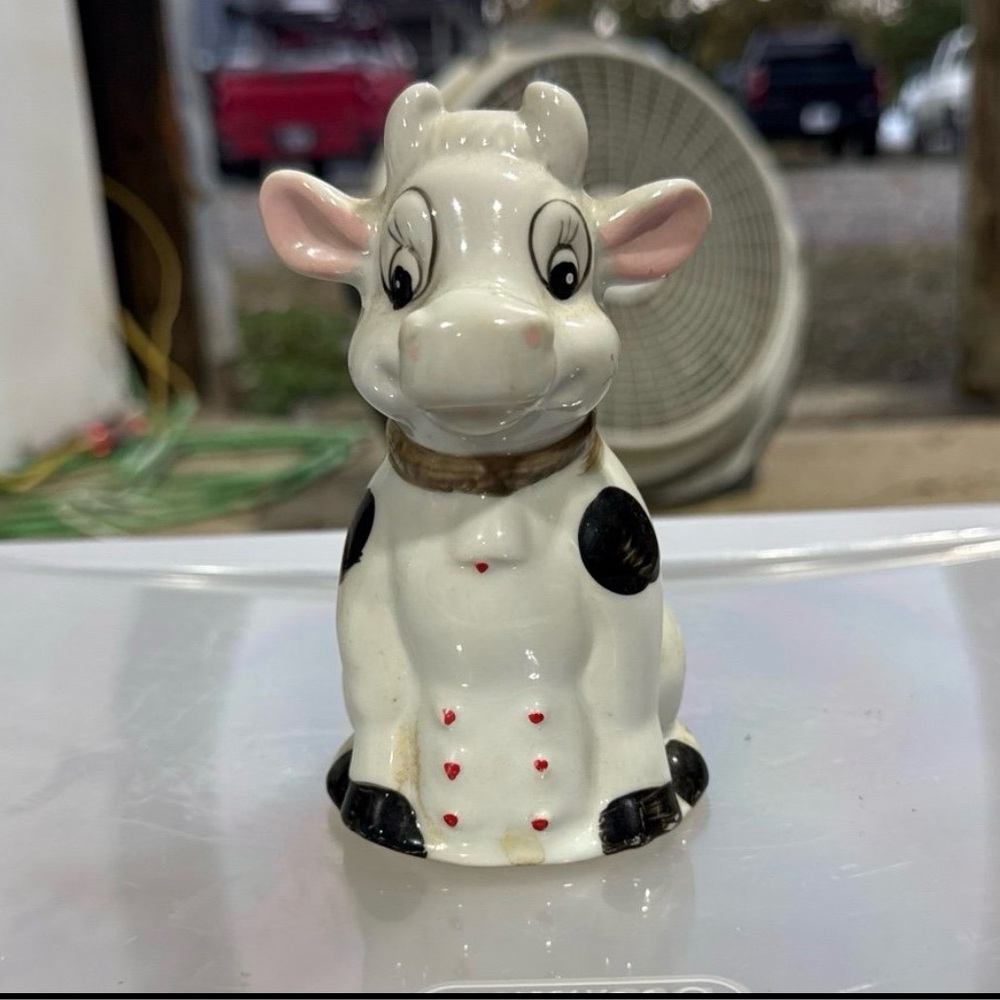 Cute Ceramic Cow Bell